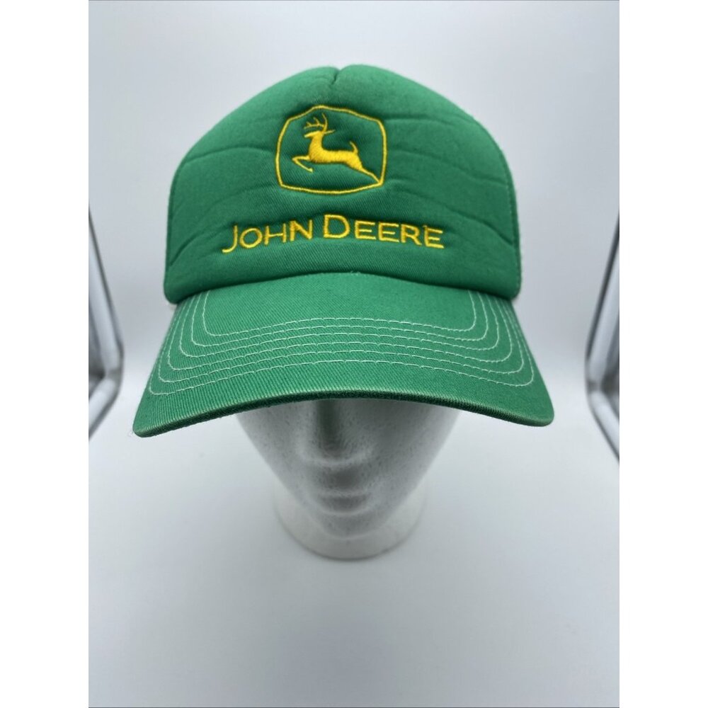 John Deere Green Cap Trucker Hat Snap-back